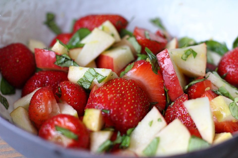 aardbei salade snack